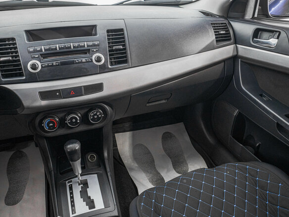 2007 Mitsubishi Lancer X, синий - вид 20
