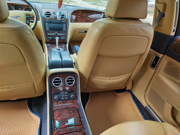 2007 Bentley Continental Flying Spur, синий, 1550000 рублей - вид 13