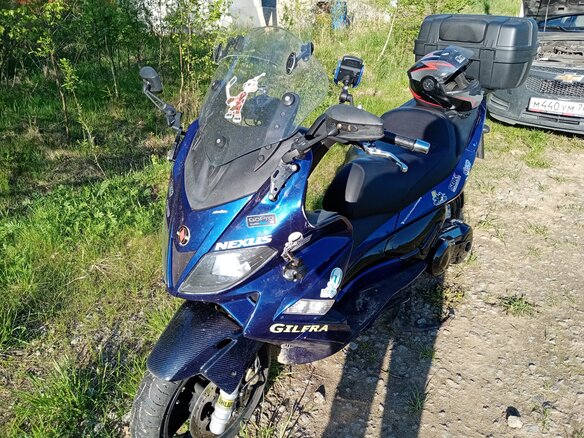 2007 Gilera Nexus, синий, 220000 рублей - вид 9