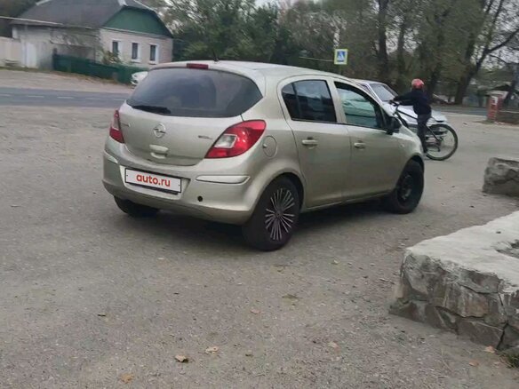 2008 Opel Corsa D, золотистый, 320000 рублей - вид 4