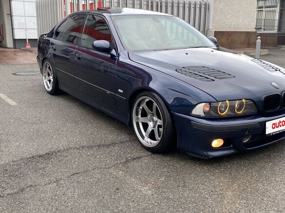 2000 BMW 5 серии 540i IV (E39) Рестайлинг, синий, 1000000 рублей - вид 6