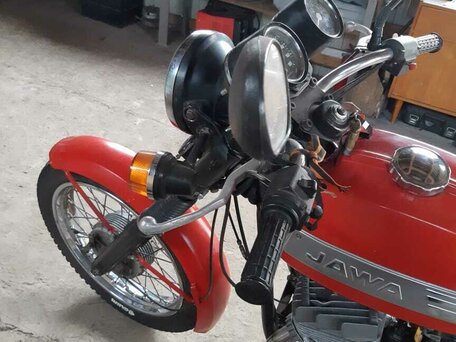 1985 Jawa 350/638, красный, 300000 рублей, вид 4