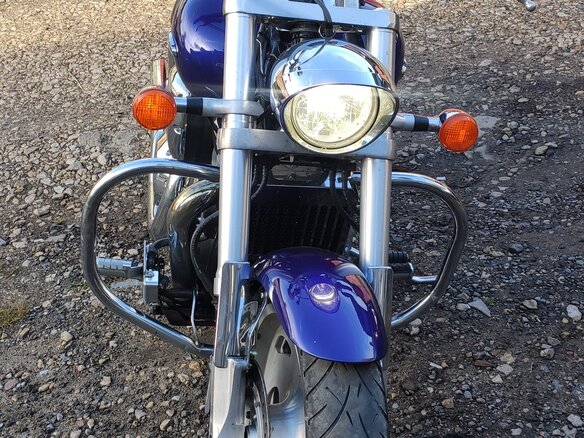 2002 Honda VTX 1800, синий, 750000 рублей