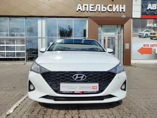 2020 Hyundai Solaris II Рестайлинг, белый, 1053500 рублей, вид 2