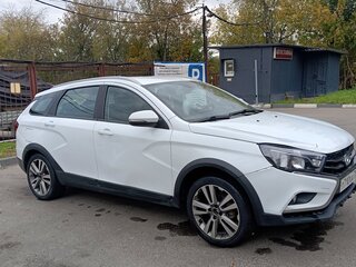 2019 Lada (ВАЗ) Vesta SW Cross I, белый, 850000 рублей, вид 2