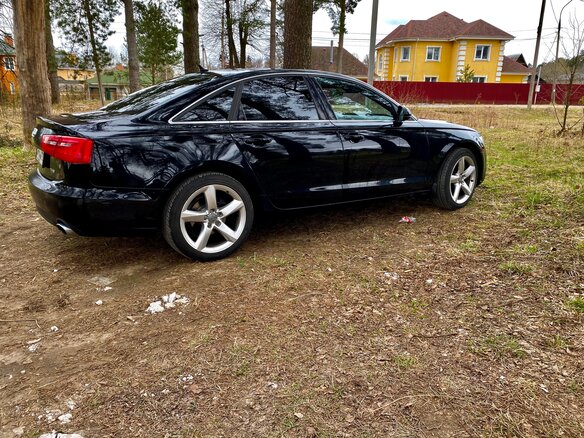 2012 Audi A6 IV (C7), чёрный - вид 1
