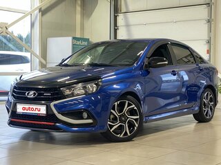 2021 Lada (ВАЗ) Vesta Sport I, синий, 1220000 рублей, вид 3