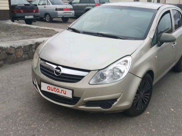 2008 Opel Corsa D, золотистый, 320000 рублей - вид 1