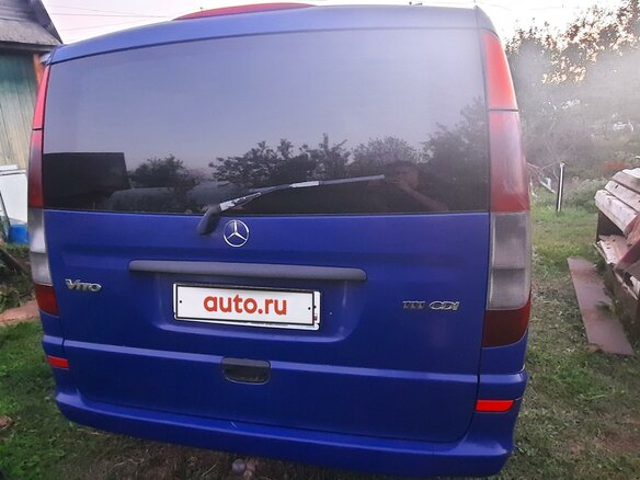 2012 Mercedes-Benz Vito 111 CDI L1 II (W639) Рестайлинг, синий - вид 20