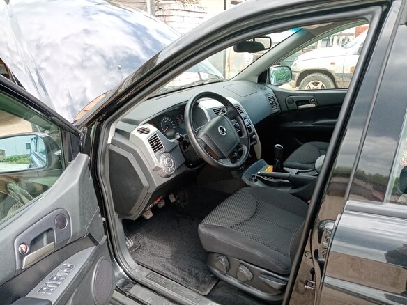 2012 SsangYong Kyron I Рестайлинг, чёрный - вид 3