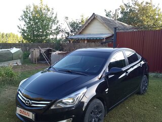 2016 Hyundai Solaris I Рестайлинг, чёрный, 830000 рублей, вид 2