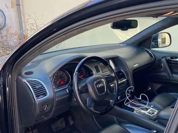 2008 Audi Q7 I (4L), чёрный, 1600000 рублей - вид 5