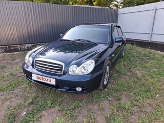 2007 Hyundai Sonata ТагАЗ IV (EF) Рестайлинг, синий, 500000 рублей, вид 2