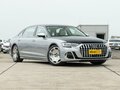 2023 Audi A8 Long 55 TFSI IV (D5) Рестайлинг, серебристый - вид 2