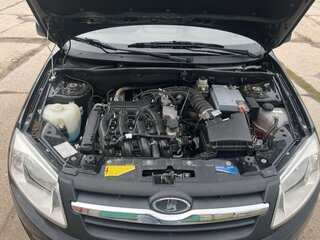 2013 Lada (ВАЗ) Granta I, чёрный, 450000 рублей, вид 4