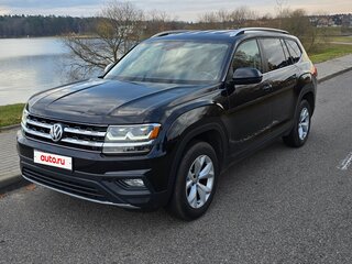 2018 Volkswagen Atlas I, чёрный, 2423093 рублей, вид 1