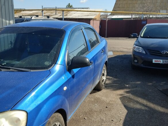 2007 Chevrolet Aveo I Рестайлинг, синий, 350000 рублей