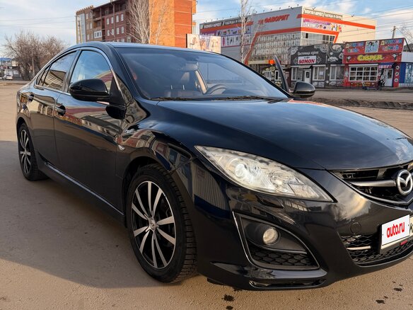 2012 Mazda 6 II (GH) Рестайлинг, чёрный, 1040000 рублей