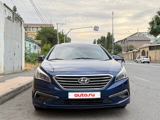 2016 Hyundai Sonata VII (LF), синий, 1450000 рублей, вид 1