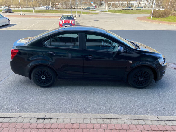 2012 Chevrolet Aveo II, чёрный - вид 4