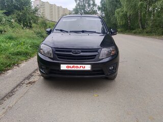 2014 Lada (ВАЗ) Granta I, чёрный, 500000 рублей, вид 3