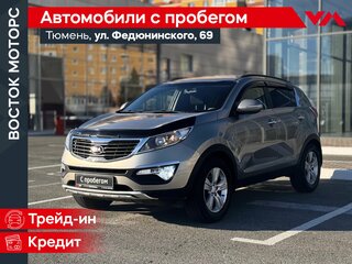2013 Kia Sportage III, серебристый, 1260000 рублей, вид 1