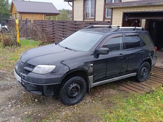 2007 Mitsubishi Outlander I, чёрный, 700000 рублей, вид 2