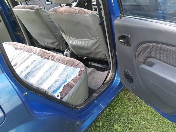 2008 Renault Logan I, синий, 330000 рублей - вид 7