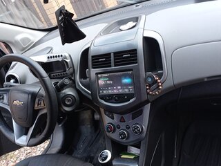 2014 Chevrolet Aveo II, чёрный, 650000 рублей, вид 4