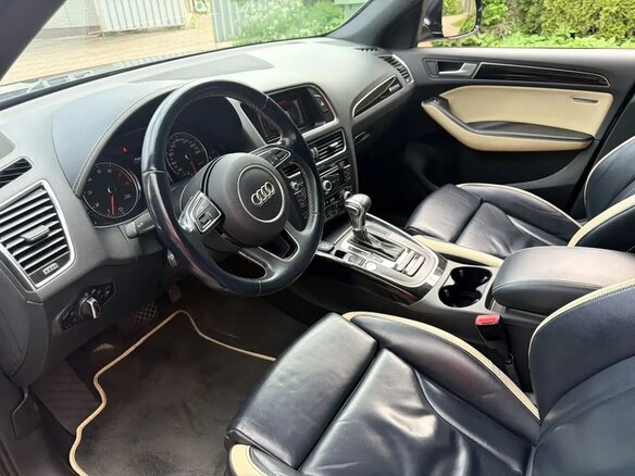 2014 Audi Q5 I (8R) Рестайлинг, синий, 2220000 рублей - вид 11