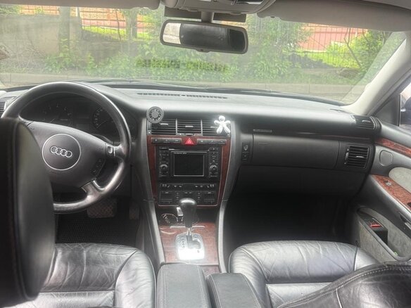2002 Audi A8 Long I (D2) Рестайлинг, чёрный, 1170000 рублей - вид 6