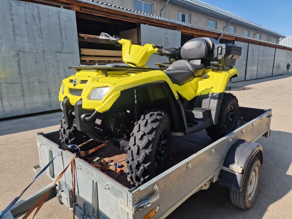 2011 BRP Can-Am Outlander 400, жёлтый, 370000 рублей - вид 14