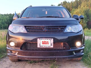 2007 Mitsubishi Outlander II, чёрный, 1500000 рублей, вид 5