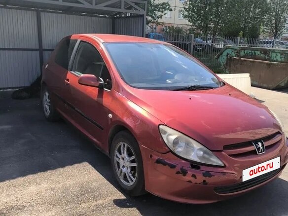 2002 Peugeot 307 I, красный, 230000 рублей - вид 2