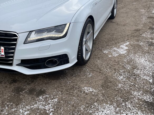 2014 Audi A7 I (4G), белый, 3000000 рублей - вид 1