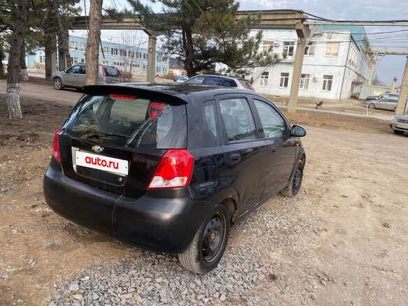 2004 Chevrolet Aveo I, чёрный, 310000 рублей - вид 2