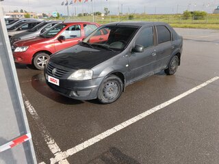 2010 Renault Logan I Рестайлинг, серый, 450000 рублей, вид 4