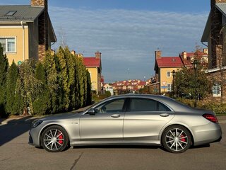 2017 Mercedes-Benz S-Класс AMG 63 AMG Long III (W222, C217) Рестайлинг, серебристый, 7800000 рублей, вид 5