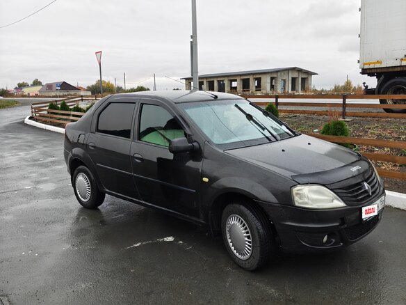2011 Renault Logan I Рестайлинг, чёрный, 415000 рублей - вид 1
