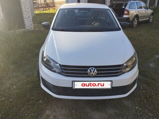 2015 Volkswagen Polo V Рестайлинг, белый, 850000 рублей, вид 3