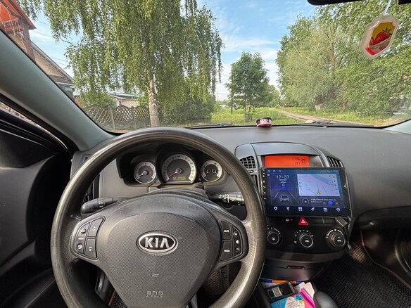 2007 Kia Ceed I, чёрный, 670000 рублей - вид 6