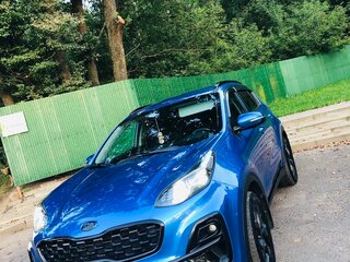2021 Kia Sportage IV Рестайлинг, синий, 2850000 рублей, вид 2