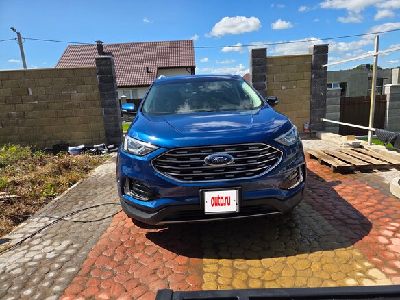 2020 Ford Edge II Рестайлинг, синий, 1700000 рублей - вид 1