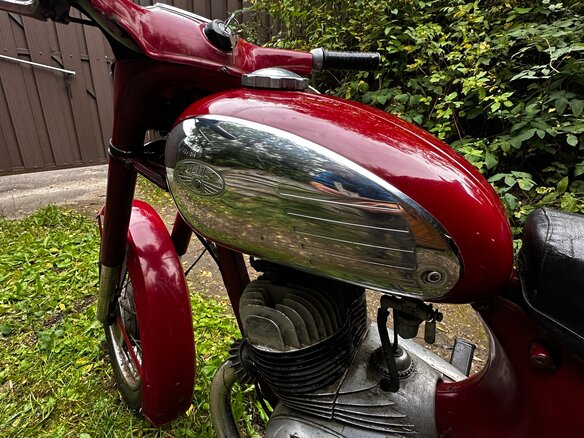 1978 Jawa 350/360, красный, 200000 рублей - вид 10