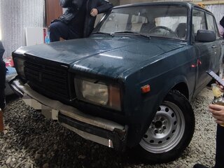 2004 Lada (ВАЗ) 2107, синий, 100000 рублей, вид 1