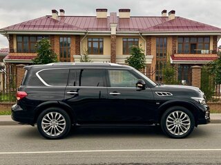 2017 Infiniti QX80 I Рестайлинг, чёрный, 3300000 рублей, вид 4