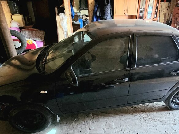 2010 Lada (ВАЗ) Kalina I, чёрный, 160000 рублей - вид 5