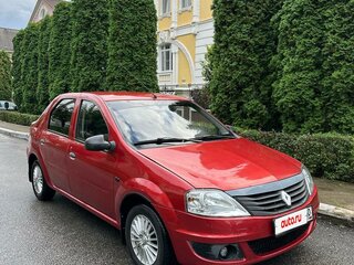 2008 Renault Logan I, красный, 375000 рублей, вид 3