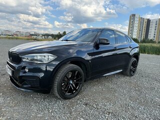 2016 BMW X6 30d II (F16), чёрный, 4400000 рублей, вид 2