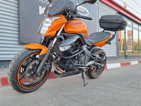 2010 Kawasaki ER-6N, оранжевый, 440000 рублей, вид 1